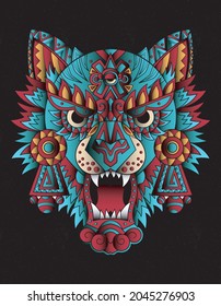 Wolf Aztec Dog Mexico Prehispanic