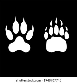 Wolf And Bear Paw  Design