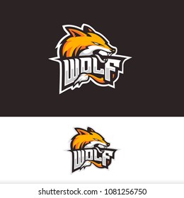 Wolf beast mascot Sport Logo