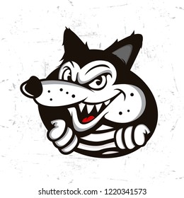 A wolf in the black hole