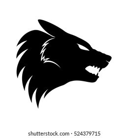 Wolf black sign.