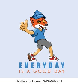 wolf boy vector illustration for T-shirt design