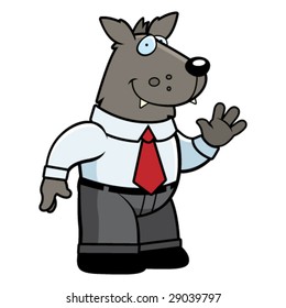 Wolf Businessman