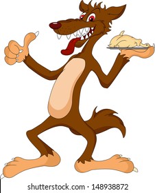 wolf cartoon