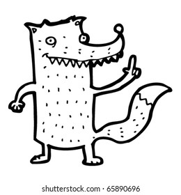 wolf cartoon