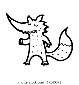 wolf cartoon