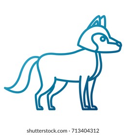 Wolf cartoon animal