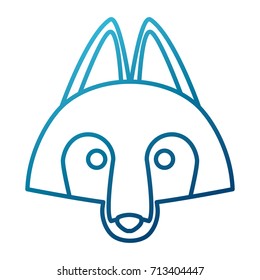Wolf cartoon animal