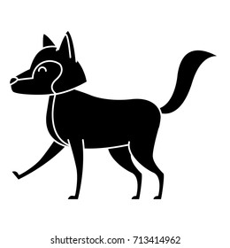 Wolf cartoon animal