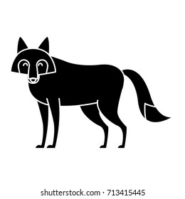 Wolf cartoon animal