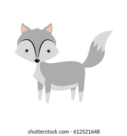 wolf cartoon icon