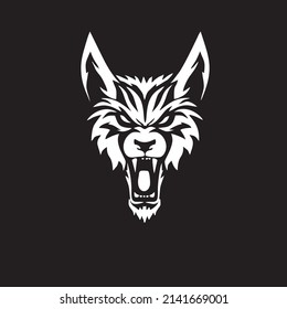 wolf character design for your mascot, t-shirt and identity