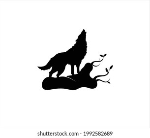 Wolf Creative Concept Logo Design Template