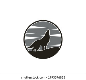 Wolf Creative Concept Logo Design Template