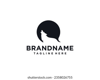 Wolf Creative Concept Logo Design Template. fox logo vector illustration