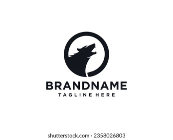 Wolf Creative Concept Logo Design Template. fox logo vector illustration