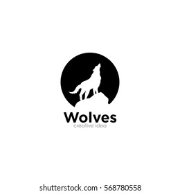 Wolf Creative Concept Logo Design Template