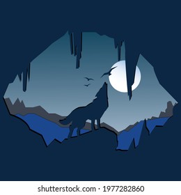 The wolf in the dark