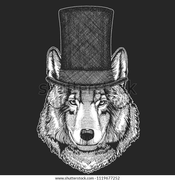 kids wolf hat