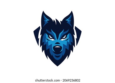 Wolf Esport Logo Mascot Image