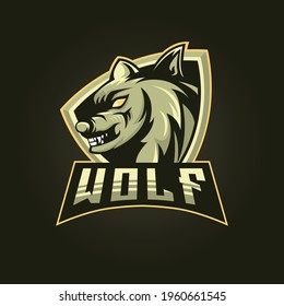 Wolf Esport Logo Suitable for those of you who like to play games