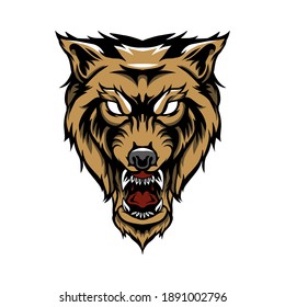 Wolfseesportmascot-Logo, Vektordesign