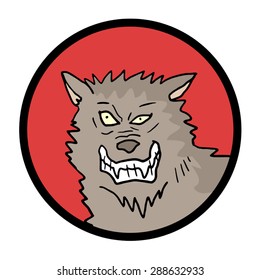 wolf face