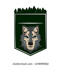 Wolf face cool sketch