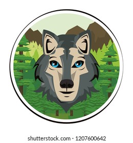 Wolf face cool sketch