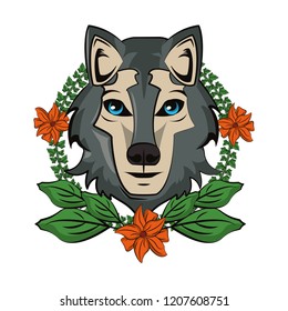 Wolf face cool sketch
