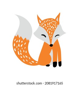 wolf flat illustration for your design