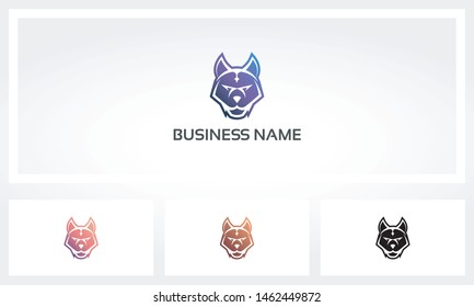 Wolf Fox Dog Canine Logo