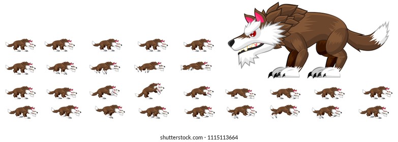 animated wolf games