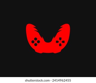 wolf gaming logo,Looks very simple, minimalist, modern, elegant. very suitable for fashion, technology, apparel, game developer, game stuff, etc
