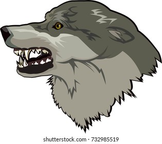 Wolf head 