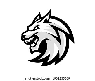 Wolf Head Amazing Logo Illustration