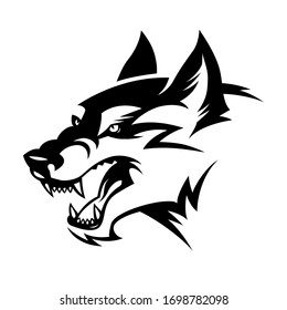 Wolf Head Graffiti Style Illustration Your Stock Vector (Royalty Free ...