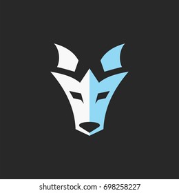 WOLF HEAD ICON LOGO