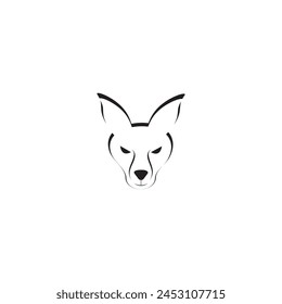 Wolf head icon logo vector