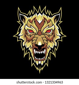 Wolf Head Illustration