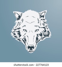 Wolf Head illustration