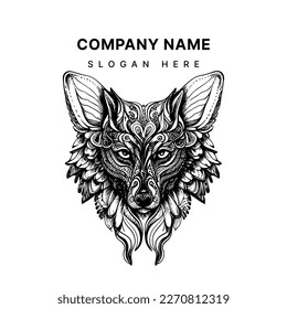 wolf head illustration exudes strength power and a wild spirit