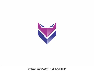 wolf head illustration vector icon design