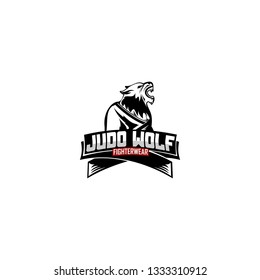 wolf head initial judo n wear