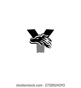 Wolf Head Letter Y Logo Vector for esports and gaming teams. Ideal for competitive branding, team identity, streaming visuals, modern typography, and aggressive designs
Description