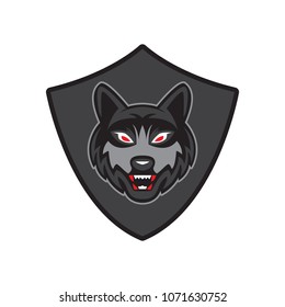 wolf head logo
