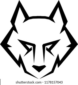 wolf head logo