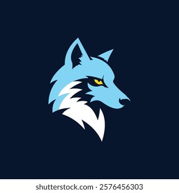 Wolf Head Logo Abstract Icon Design Vector Template