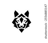 wolf head logo design,Creative wolf logo design template