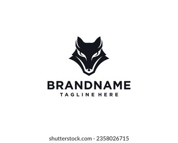 wolf head logo fox. Wolf Vintage Logo Stock Vector.